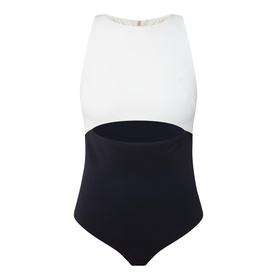 Versa Cut-Out Two Tone Swimsuit