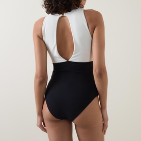 Versa Cut-Out Two Tone Swimsuit