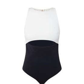 Versa Cut-Out Two Tone Swimsuit
