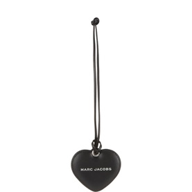 Logo Mirror Heart Bag Charm