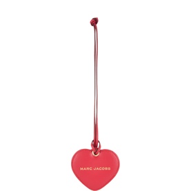 Logo Mirror Heart Bag Charm