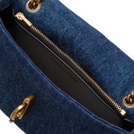 The Trinket Charm Denim Mini Dual Bag