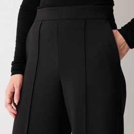 Modern Crepe Wide Leg Trousers