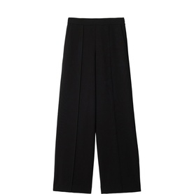 Modern Crepe Wide Leg Trousers