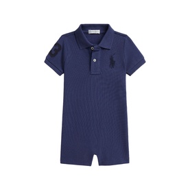 Big Pony Logo Mesh Romper