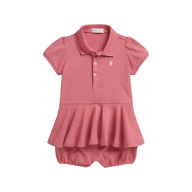 Pony Logo Peplum Romper