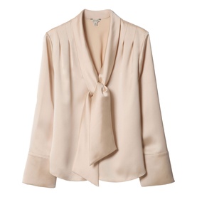 Satin Drape Blouse