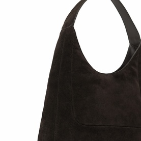 Suede Hobo Shoulder Bag