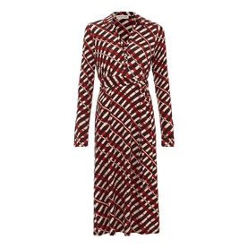 Check Belted Shirt Dress
