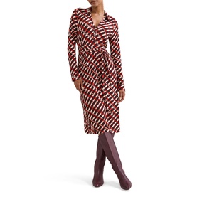 Check Belted Shirt Dress