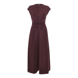 Gathered Flared Dress