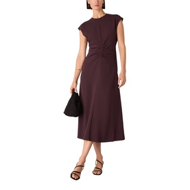Gathered Flared Dress