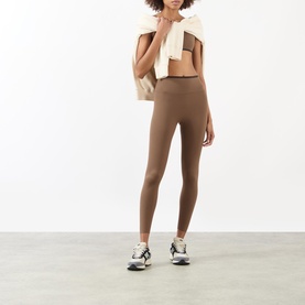 Bonded Contrast High-Rise Leggings