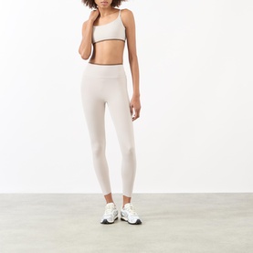 Bonded Contrast High-Rise Leggings