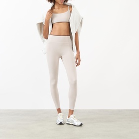 Bonded Contrast High-Rise Leggings