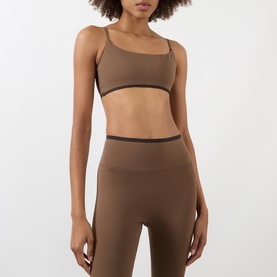 Bonded Skinny Strap Sports Bra