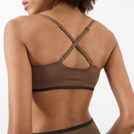 Bonded Skinny Strap Sports Bra