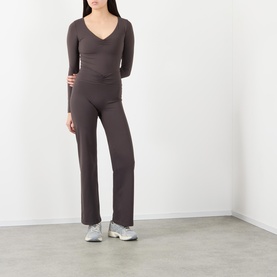 Ruched Front Yoga Leggings