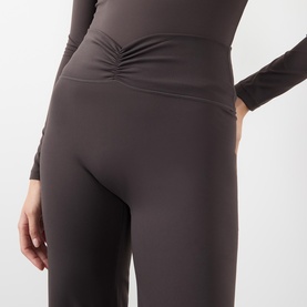 Ruched Front Yoga Leggings