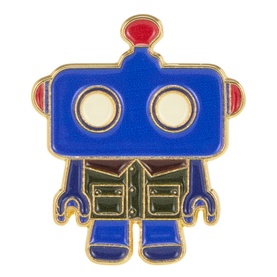 Robot Pin Badge