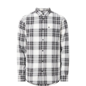 Keeran Logo Ombre Check Casual Shirt