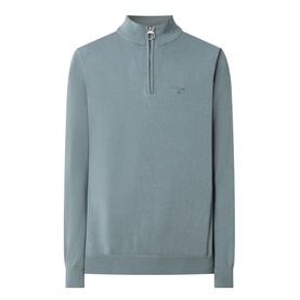 Logo Half-Zip Sweater