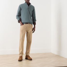 Logo Half-Zip Sweater