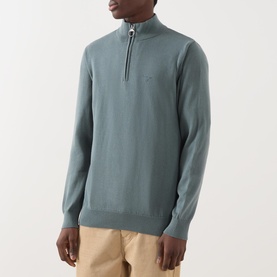 Logo Half-Zip Sweater