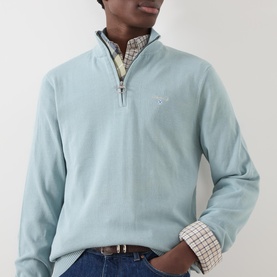 Lingwood Logo Half-Zip Sweater