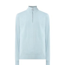 Lingwood Logo Half-Zip Sweater