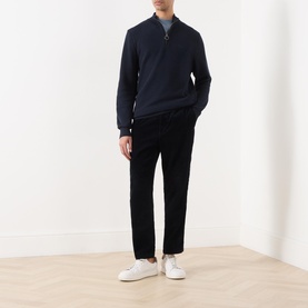 Honeycomb Logo Half-Zip Sweatshirt