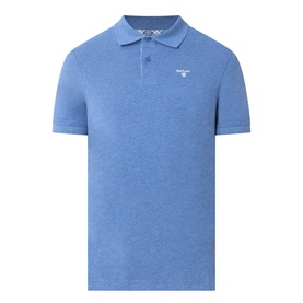 Logo Tartan Collar  Polo Shirt