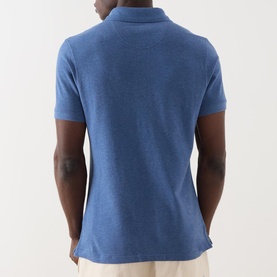 Logo Tartan Collar  Polo Shirt
