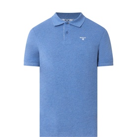 Logo Tartan Collar  Polo Shirt
