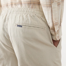 Logo Patch Relaxed Drawcord Shorts