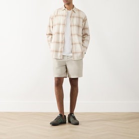 Logo Patch Relaxed Drawcord Shorts