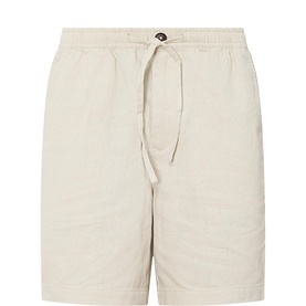 Logo Patch Relaxed Drawcord Shorts