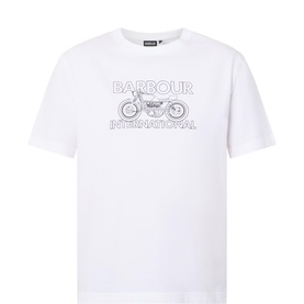 Cowl Motorbike Graphic T-Shirt