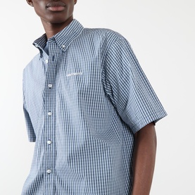 Groff Logo Check Print Shirt