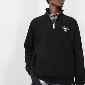Longhand Logo Half-Zip Sweatshirt