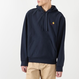 American Script Logo Drawstring Hoodie