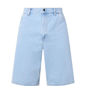 Single Knee Denim Shorts