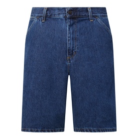 Single Knee Denim Shorts