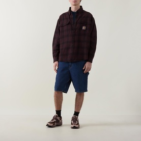 Single Knee Denim Shorts