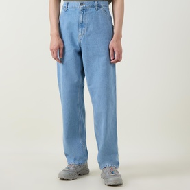 Single Knee Straight Leg Jeans