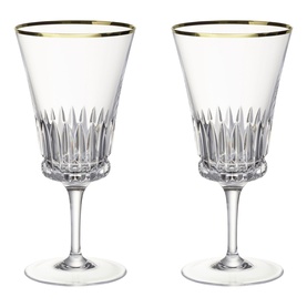 Grand Royal Gold Water Goblet, Set of Two