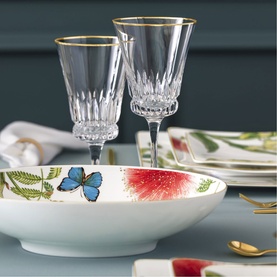 Grand Royal Gold White Wine Goblet, Set of Two