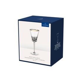 Grand Royal Gold White Wine Goblet, Set of Two