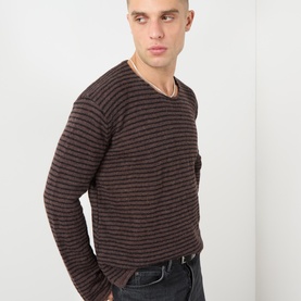 Rigid Popover Stripe Sweater
