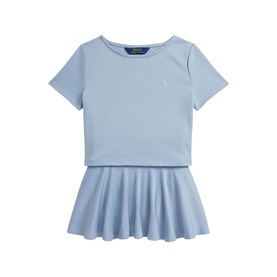 Ponte Boxy T-Shirt & Skort Two-Piece Set 2-5 Years
